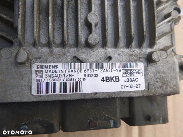 ZESTAW STARTOWY KOMPUTER STACYJKA IMMOBILIZER FORD FOCUS MK2 1.8 TDCI - 10