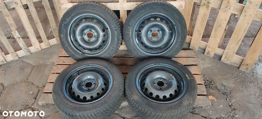 KOŁA FELGI STALOWE 15 CALI OPONY ZIMA RENAULT MODUS CLIO III 3  4X100 OPONY 185/60/15 - 1