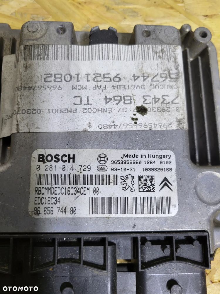 Sterownik Komputer silnika Peugeot Citroen - 2