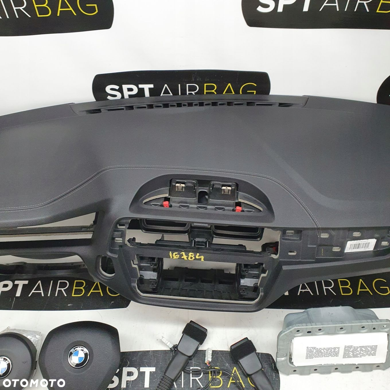 BMW SERIA 1 F20 DESKA ROZDZIELCZA KONSOLA KOKPIT PULPIT PODUSZKI AIRBAG AIR BAG NAPINACZE KIT SET - 3