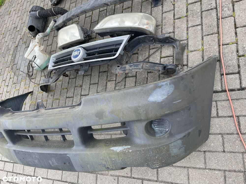 Fiat DUCATO II BOXER 02- BŁOTNIK PRAWY LEWY PRZÓD lampa maska zderzak pas przedni chłodnice belka BIAŁY - 2