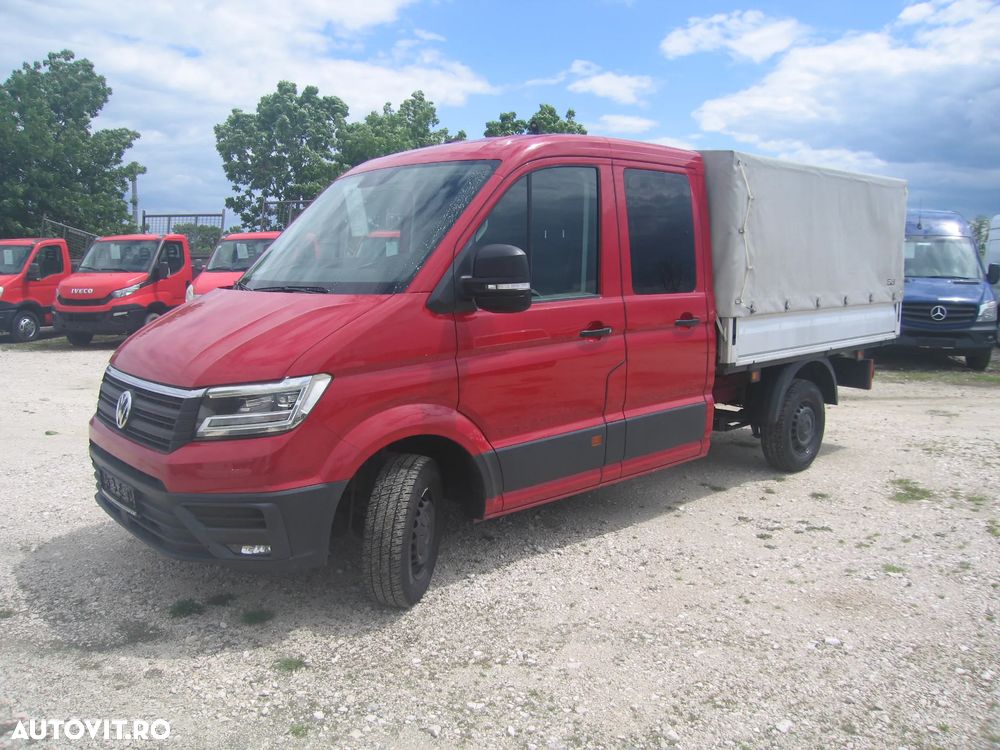 Volkswagen CRAFTER   7 LOC. PLATFORMA MIXTA , cu PRELATA ,AC. EURO VI. - 1