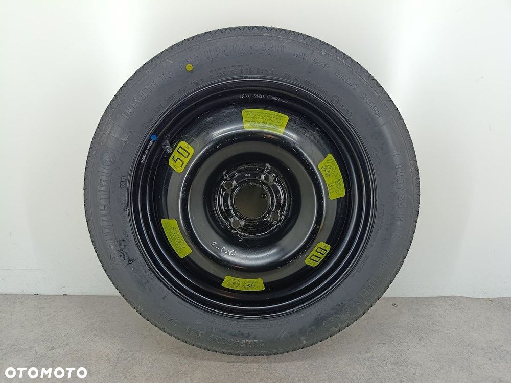 KOŁO DOJAZDOWE 16'' PEUGEOT 2008 I 3,5JX16ET10 125/85R16 99M  3514 - 1