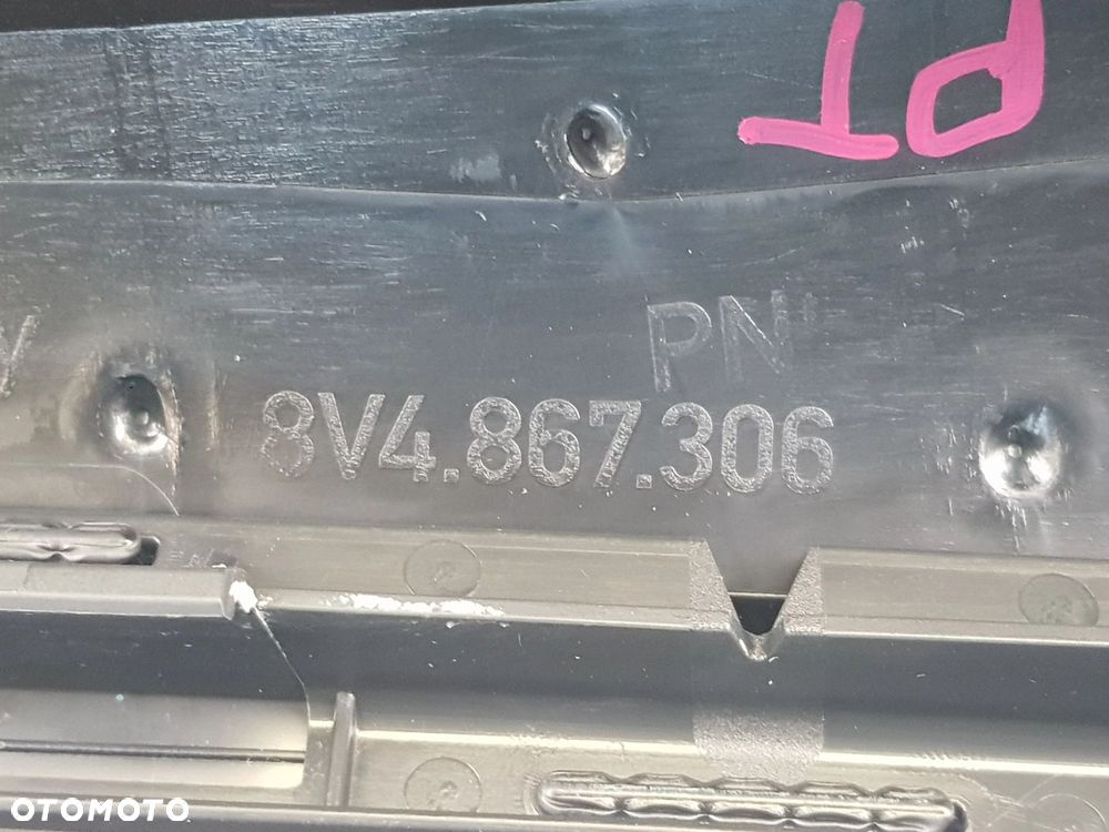 Tapicerka Boczek drzwi Prawy Tył Audi A3 8V Sportback 8V4867306 - 9