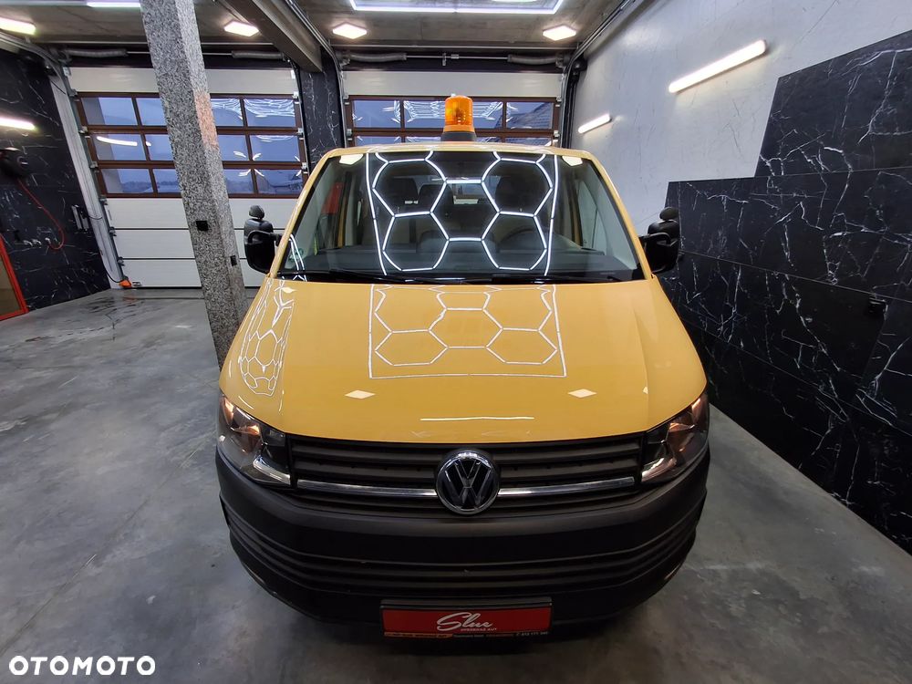 Volkswagen Transporter T6 Doka Dubel Kabina Brygadówka 6 Miejsc Klimatyzacja Tempomat Hak Aluminiowe Burty Światła Dzienne Halogeny Webasto 2016 Rok Euro 6 - 2