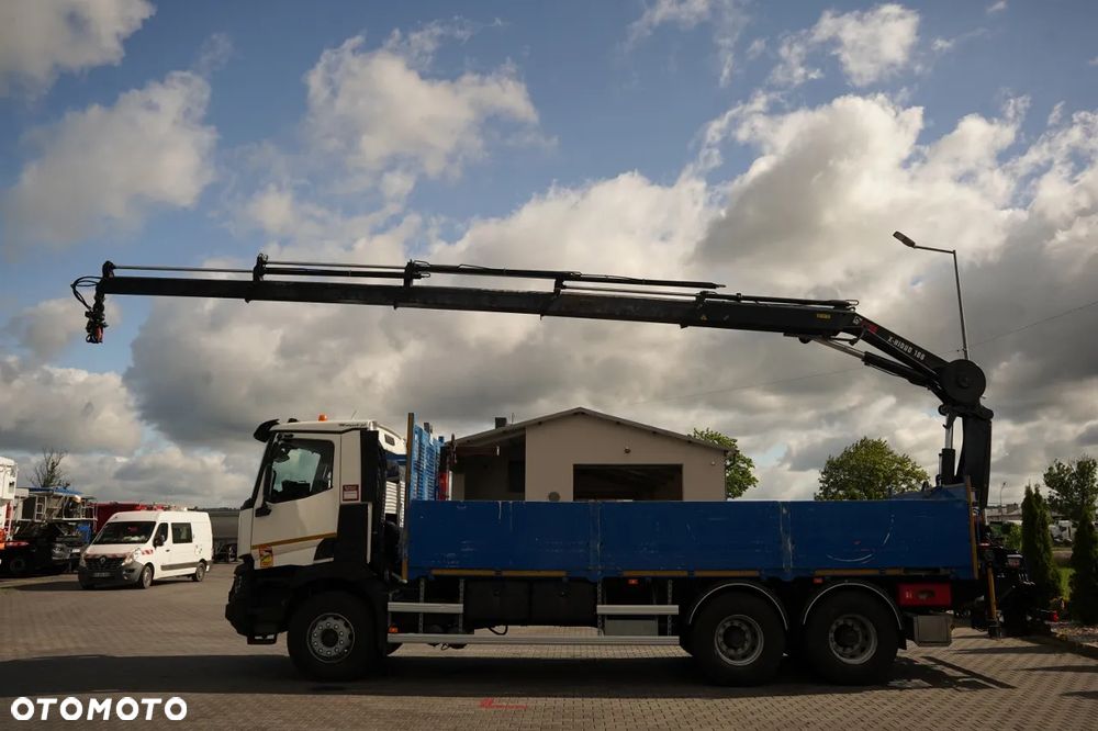 Renault C 380 / 6x4 / SKRZYNIOWY 6,8 m / + HDS HIAB X- HIPRO 192 ES- 4 WYSÓW: 12,4 M / ROTATOR / WIDŁY DO PALET / EURO 6 - 2