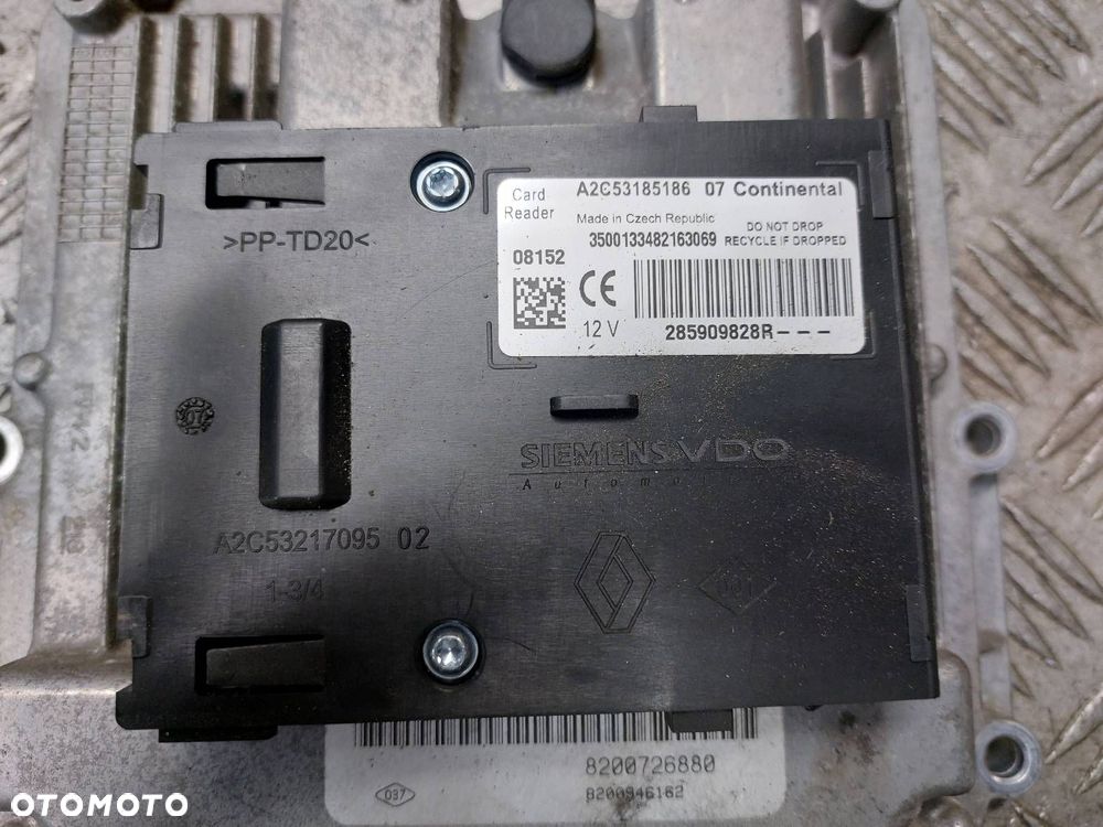 ZESTAW STARTOWY RENAULT LAGUNA III 2.0 DCI 8200726880 285909828R - 6