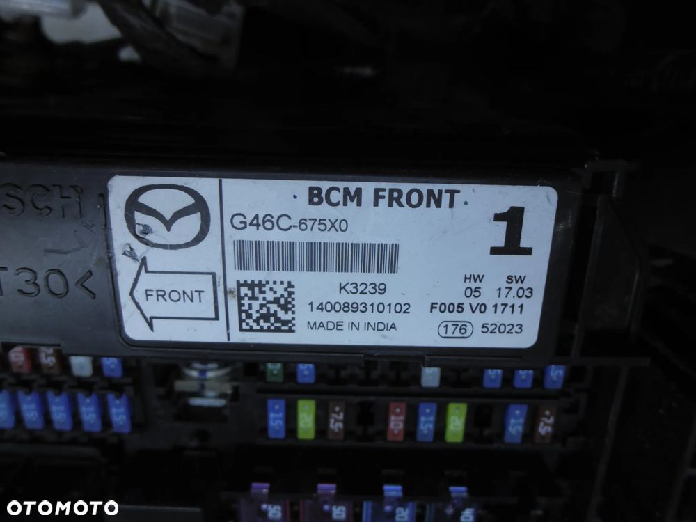 Skrzynka Bezpieczników Instalacja Mazda CX5 2,2D G46C-675X0 - 2