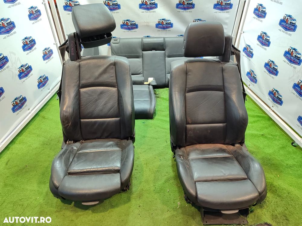 INTERIOR PIELE / SCAUNE + BANCHETE BMW E93 320D 2013 2.0 DIESEL / DECAPOTABILĂ (CABRIOLET) 2005-2013 COD OEM 52107253755 / 52107253707 / 52107253708 / 52107253756 - 1
