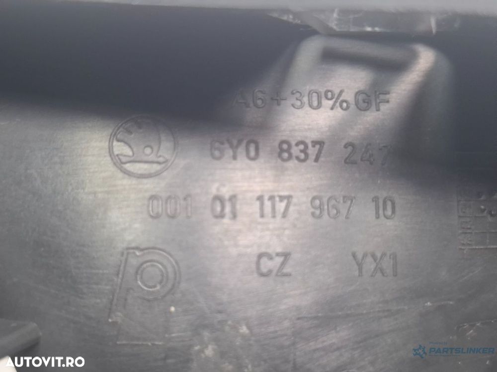 Maner interior usa stanga fata SKODA FABIA Saloon 6Y3 1999 - 2007 TDI ATD, AXR 6Y0837247 - 2