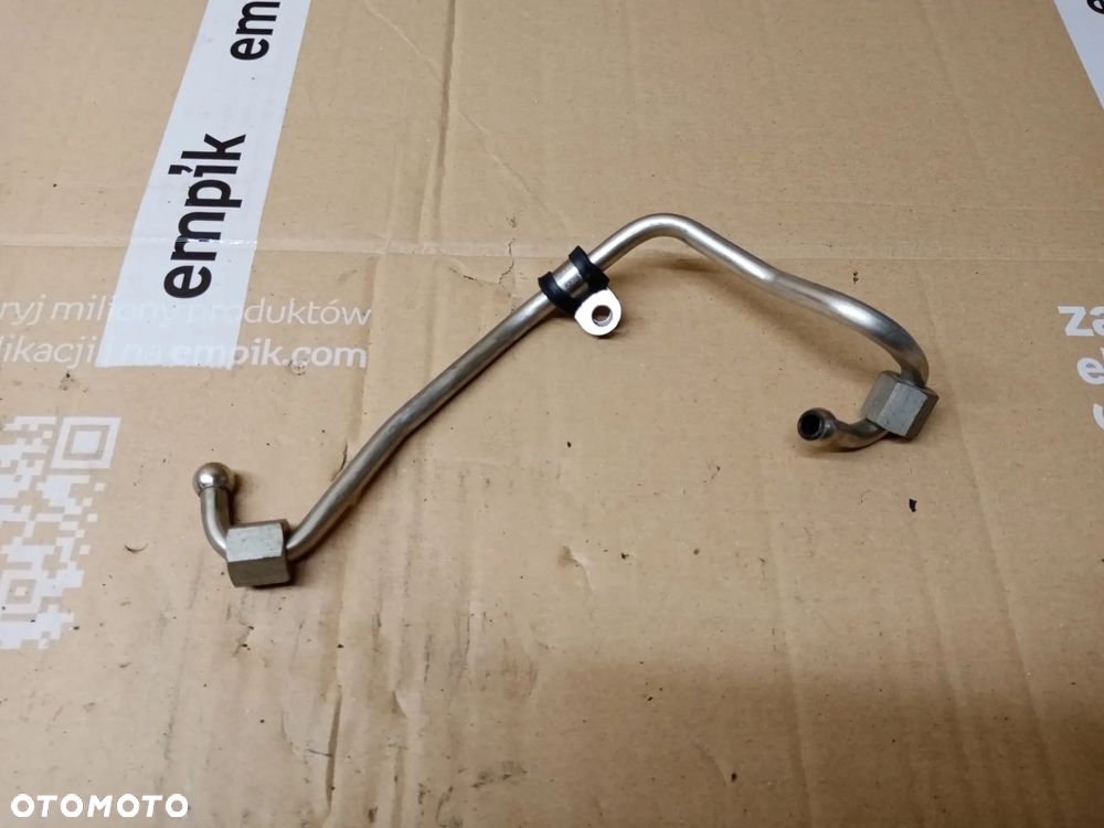 Przewód rurka smarująca dopływu oleju olejowa turbiny VW Golf VI 6 1.2 TSI 03F145140E - 1