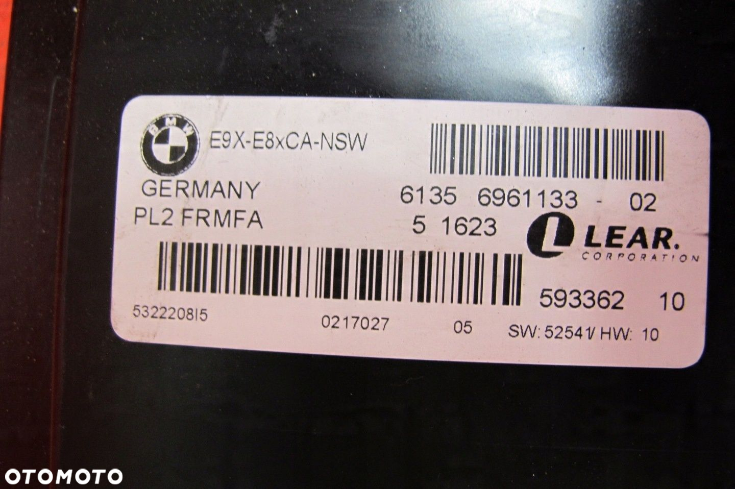 BMW 3 E90 E87 E91 MODUŁ STEROWNIK ŚWIATEŁ 6961133 - 2