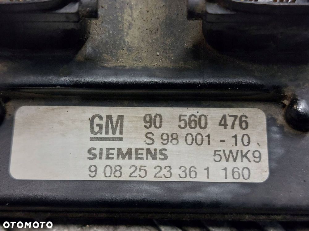 KOMPUTER STEROWNIK SILNIKA OPEL ASTRA G 1.8 16V 90560476 - 2