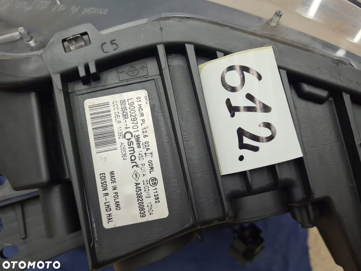 SMART FORTWO III 3 A453 W453 LAMPA ZWYKŁA HALOGEN  LED PRAWA PRZÓD - 6