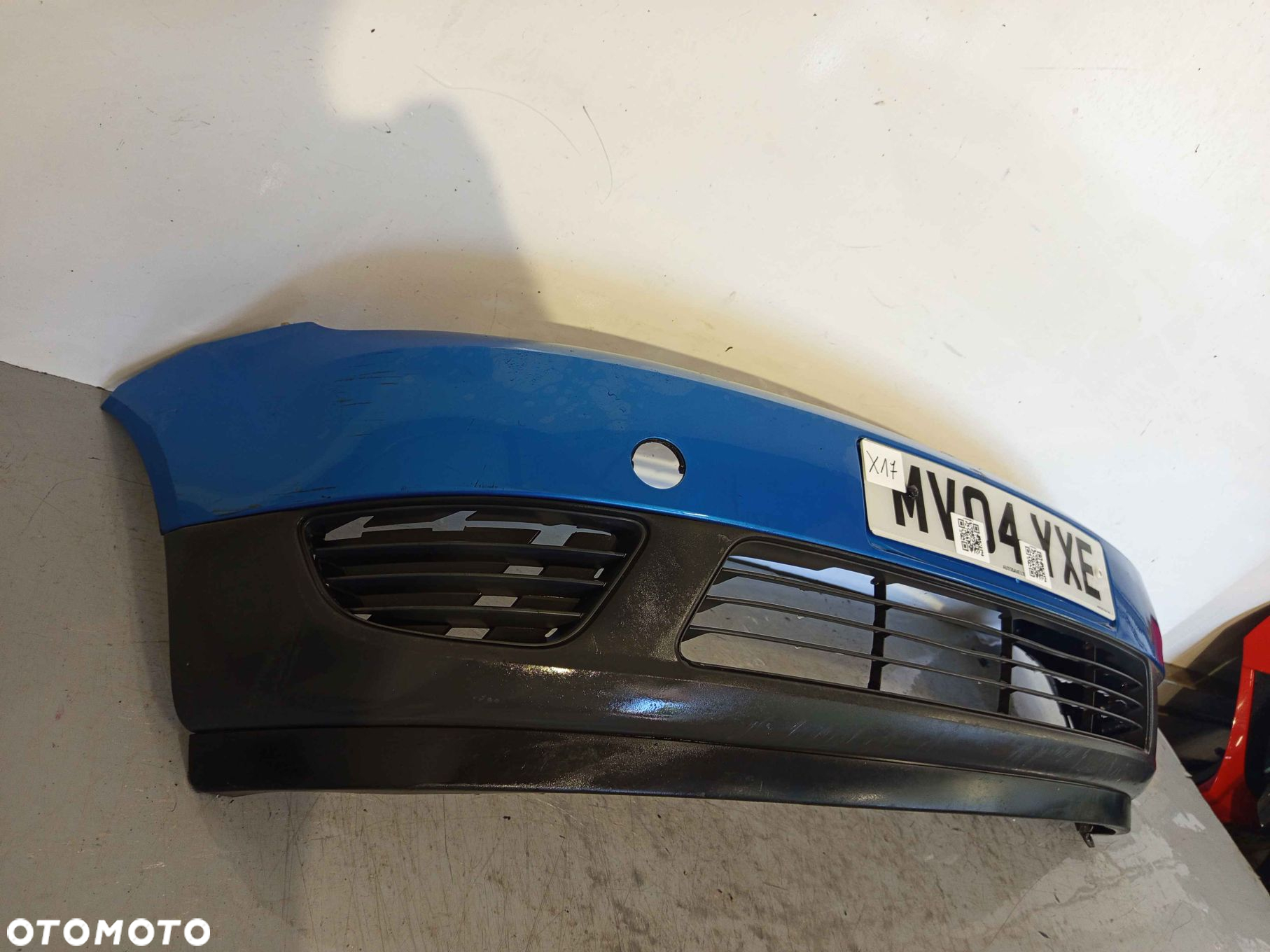 + ZDERZAK PRZÓD PRZEDNI FORD FIESTA MK.6 6 VI BŁĘKITNY MORSKI - 2