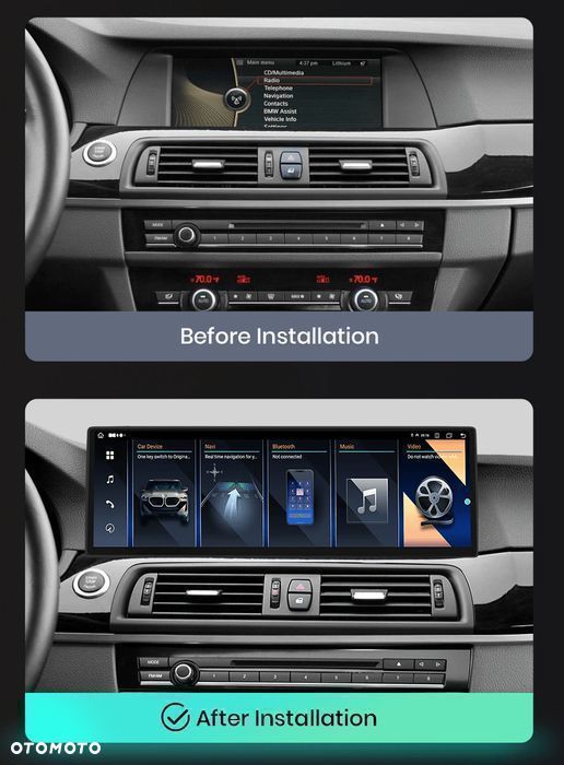 BMW F10 F11 2011–2016 – Radio Android 14,9” CarPlay - 4