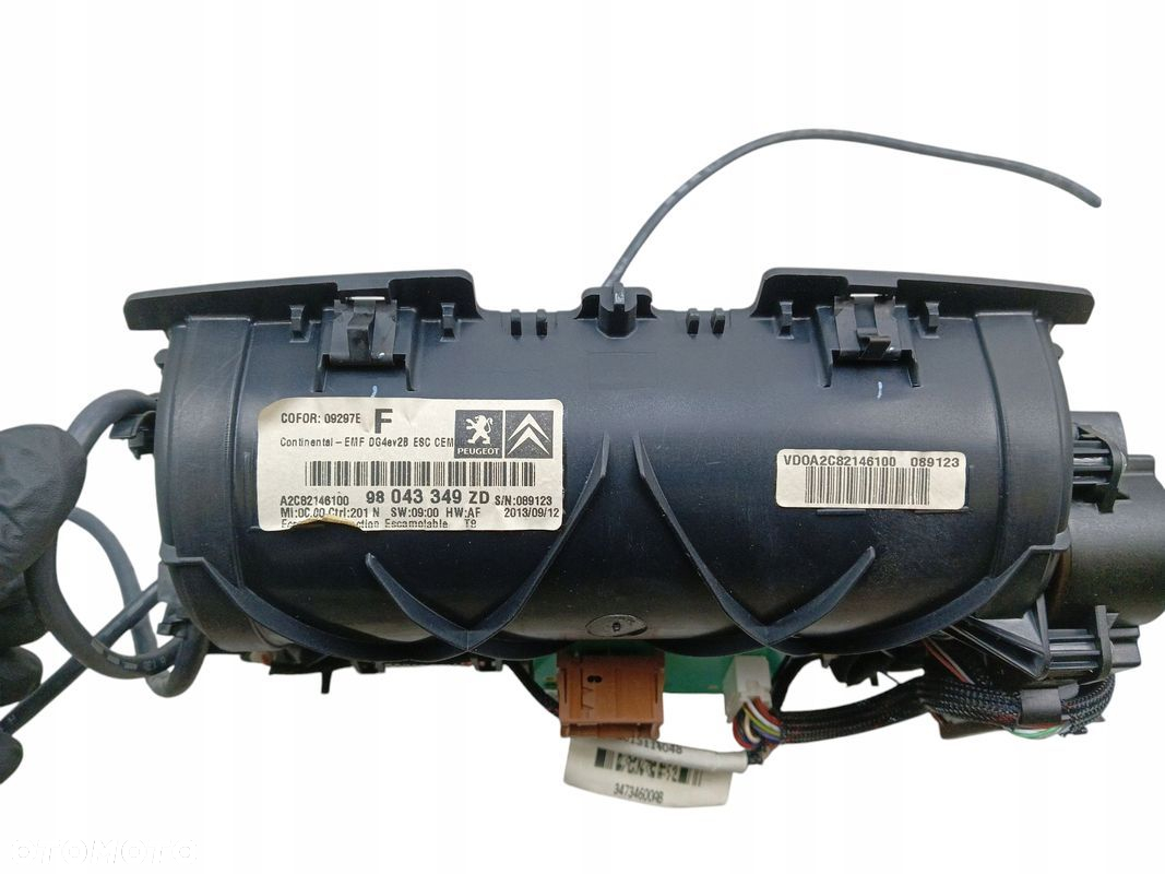 WYŚWIETLACZ EKRAN NAWIGACJI GPS PEUGEOT 3008 I 5008 I 98043349ZD - 2