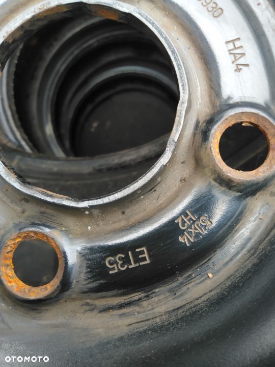 FELGA STALOWA 14 VW UP SEAT MII SKODA CITIGO ET35 - 3