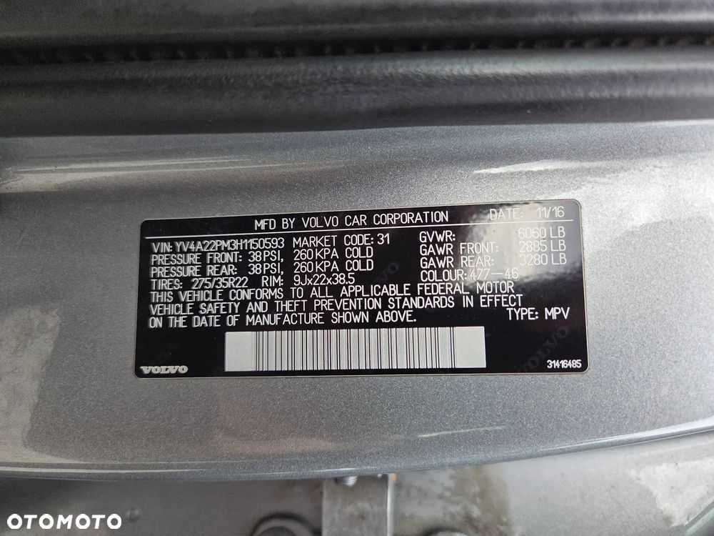 Volvo XC 90 T6 AWD R-Design 7os - 8