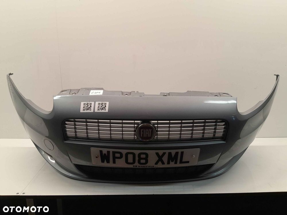 ^ ZDERZAK PRZÓD PRZEDNI FIAT GRANDE PUNTO 595/A SZARY HALOGENY - 1