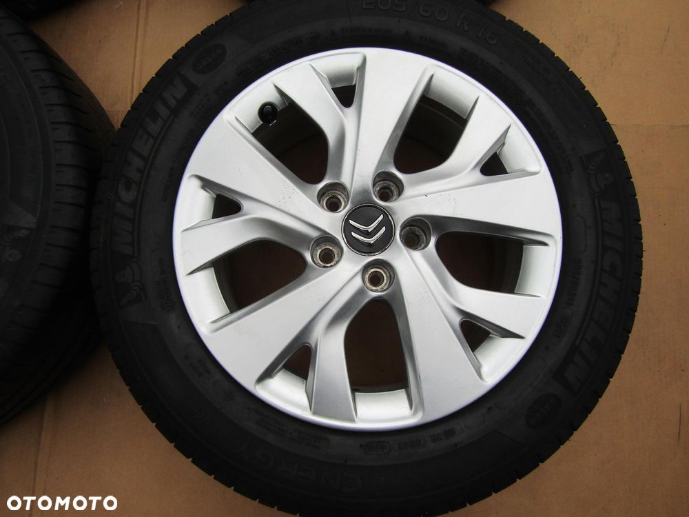 4x Felgi Aluminiowe Koła 16 Citroen C4 II Picasso Grand Berlingo III Peugeot Partner III 3 Opel Combo E 6,5 j 5x108 ET47 piasta 65,1 mm + Opony 205/60 16 Michelin Letnie - 10