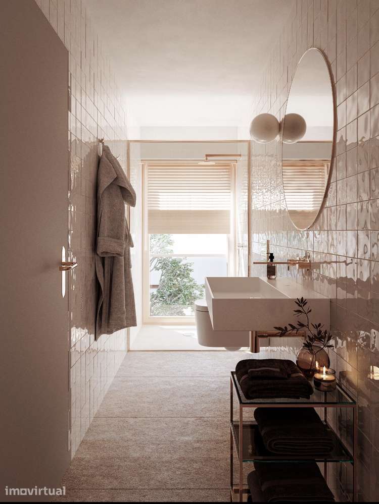 Apartamento T1 novo com jardim e ar condicionado - Grande imagem: 5/12