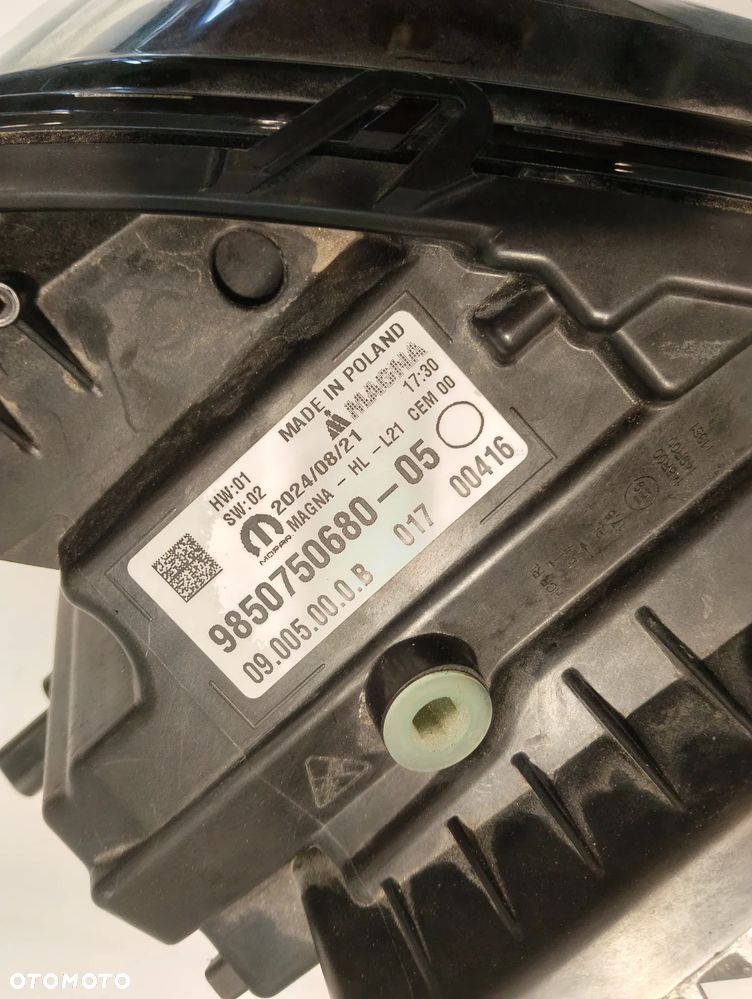 Lancia Ypsilon FULL LED PRZÓD STRONA LEWA 9850750680 - 4