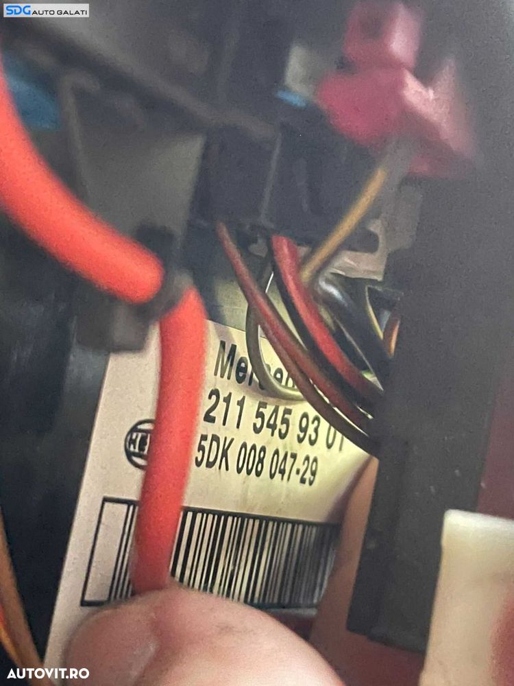 SAM Modul Calculator Confort Comfort Tablou Panou Relee Sigurante Mercedes Clasa E Class W211 2002 - 2009 Cod 2115459301 5DK008047 [C0264] - 2