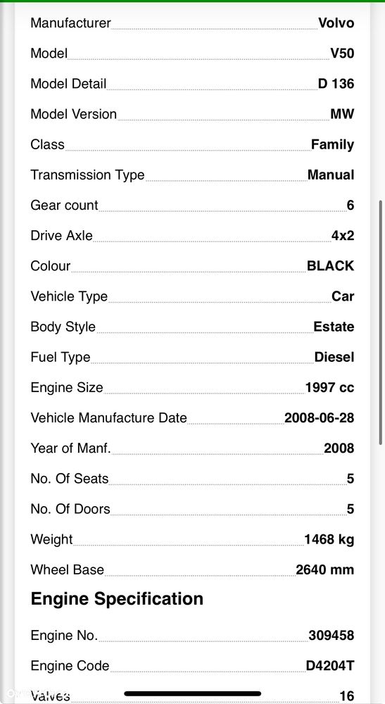 Silnik Kompletny  2.0 d Volvo S40 V50 S60 D4204T 2008r - 17