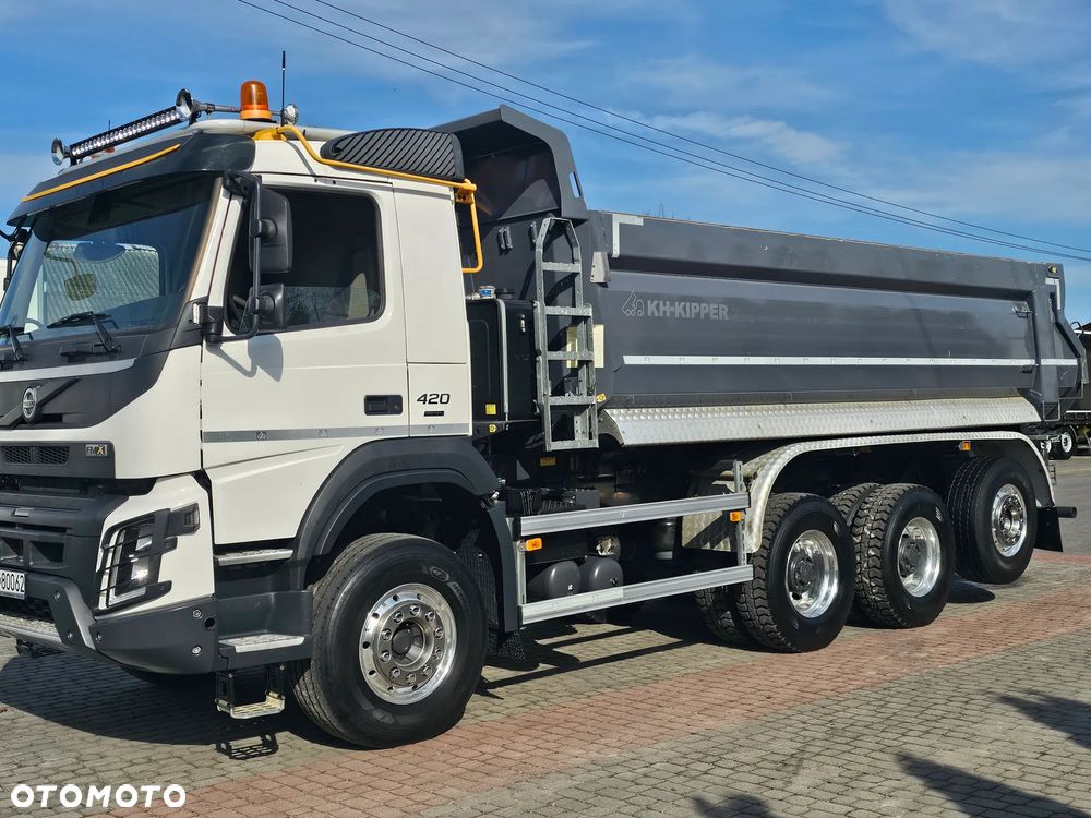 Volvo FMX 420 WYWROTKA 8X4 KH-KIPPER OŚ PODN.I SKRĘTNA! - 10