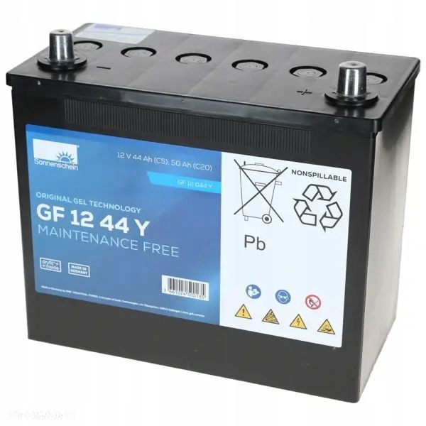 Akumulator Sonnenschein GF12-044Y 12V 50Ah 20h 261x135x230 - 6