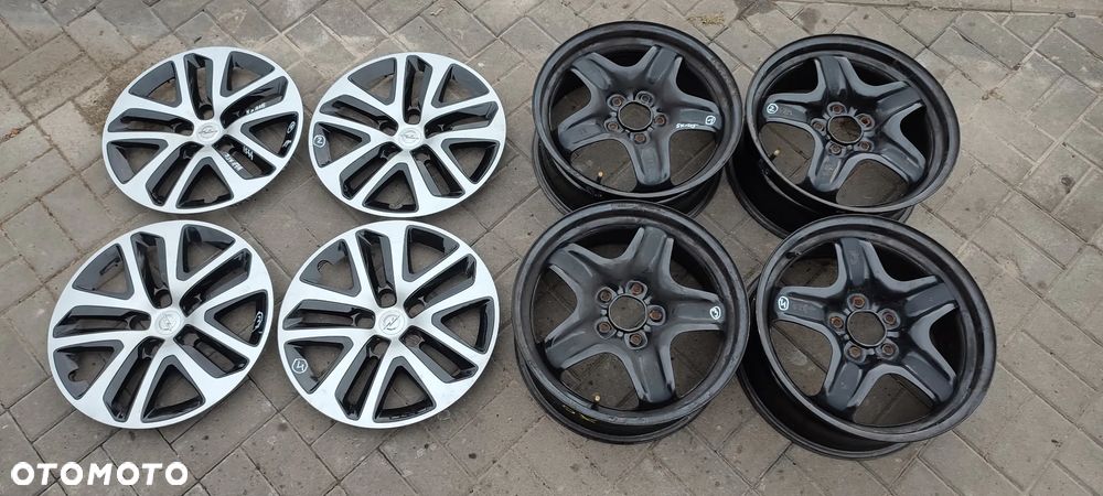 FELGI STRUKTURALNE 5x115 7Jx17 CALI ET44 2170114 + KOŁPAKI  INSIGNIA B ASTRA J K ZAFIRA C STAB BDB KOMPLET - 15