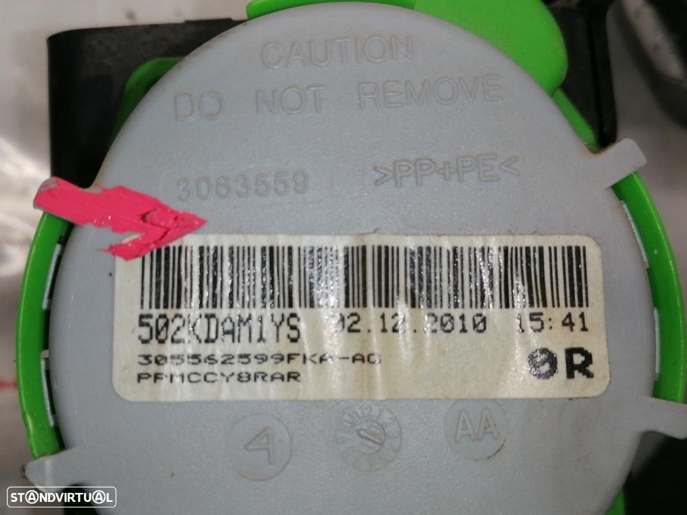 CINTO SEGURANÇA FRONTAL DIREITO TOYOTA YARIS 2011 - 4