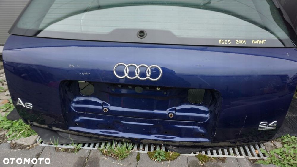 KLAPA BAGAŻNIKA DRZWI TYŁ BŁOTNIK AUDI A6 C5 AVANT - 8