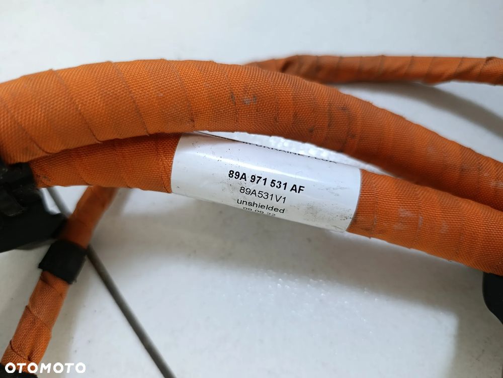 Gniazdo kabel przewód instalacja ładowania baterii Audi Q4 e-tron etron - 12