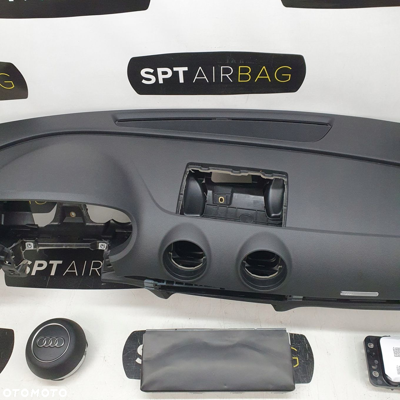 AUDI A3 8V LIFT VIRTUAL DESKA ROZDZIELCZA KONSOLA KOKPIT PULPIT PODUSZKI AIRBAG AIR BAG PASY KIT SET - 3