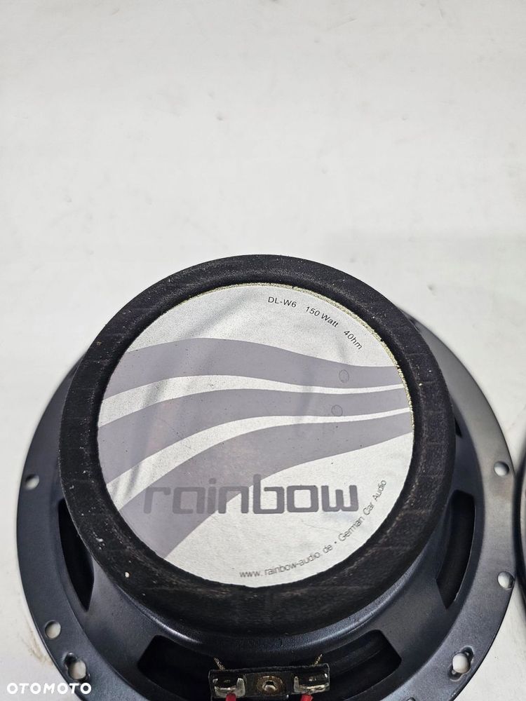 GŁOŚNIK GŁOŚNIKI DRZWI PRZÓD TYŁ AUDI A4 B6 B7 A3 8P RAINBOW CAR AUDIO - 4