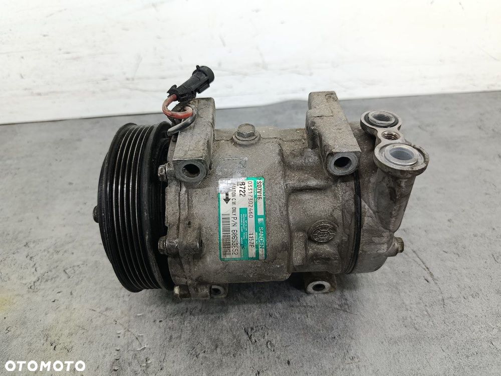POMPA, SPRĘŻARKA KLIMATYZACJI ALFA ROMEO GT II 60653652 SD7V16  SANDEN 1.9 - 1