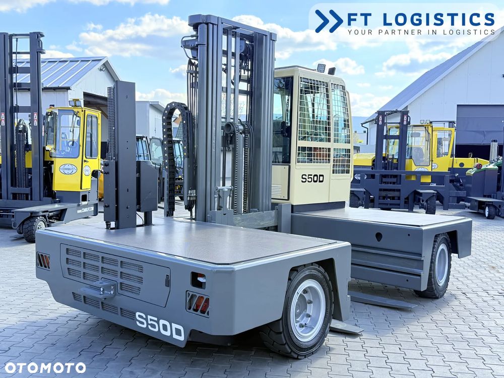 Hubtex WÓZEK BOCZNY | HUBTEX S50D | DIESEL | TRIPLEX 6300MM | PLATFORMA 1600MM | POZYCJONER WIDEŁ | WOLNY SKOK | REGULOWANA WIDŁA | STAN IDEALNY | Szeroka oferta wózków czterokierunkowych i bocznych, dopasowanych do różnorodnych potrzeb i zastosowań - 6