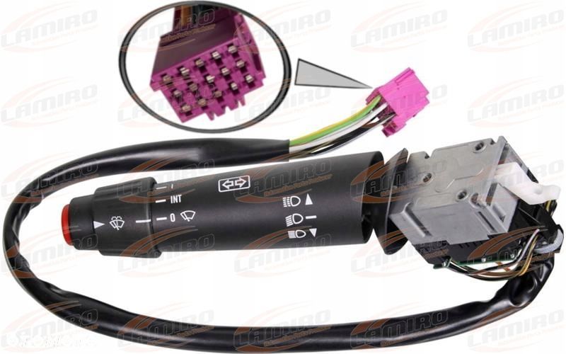 MERCEDES ACTROS ATEGO AXOR PRZEŁĄCZNIK KIERUNKOWSKAZÓW WYCIERACZEK - 1