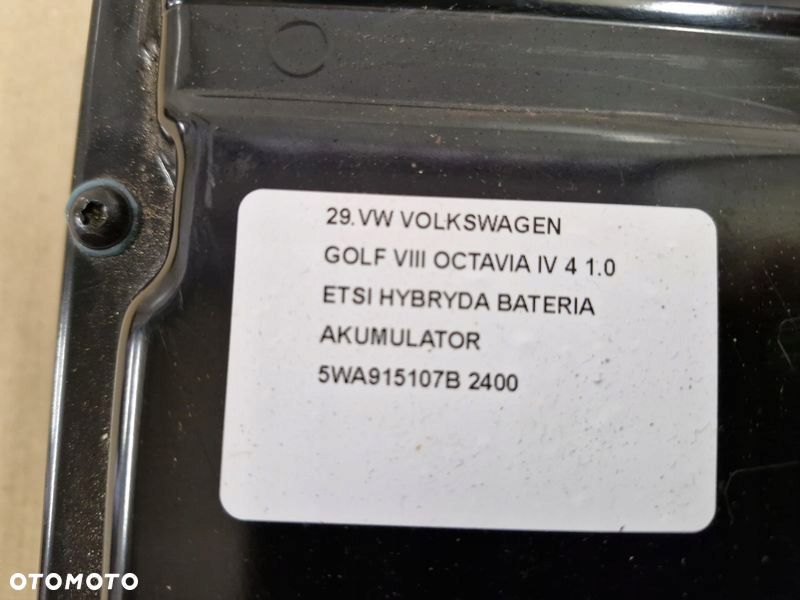 VW VOLKSWAGEN GOLF VIII OCTAVIA IV 4 1.0 ETSI HYBRYDA BATERIA AKUMULATOR - 5