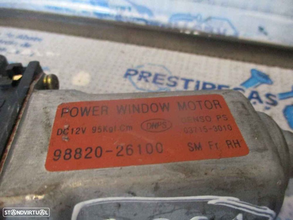 Motor Elevador Vidro 9882026100 HYUNDAI SANTA FE I  2005 2.0CRDI 16V TURBO  125CV 5P PRETO FD - 4