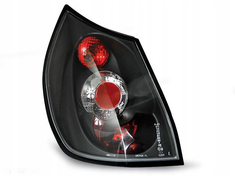 Lampy Tylne Renault Scenic 2003-06 Black Design - 1