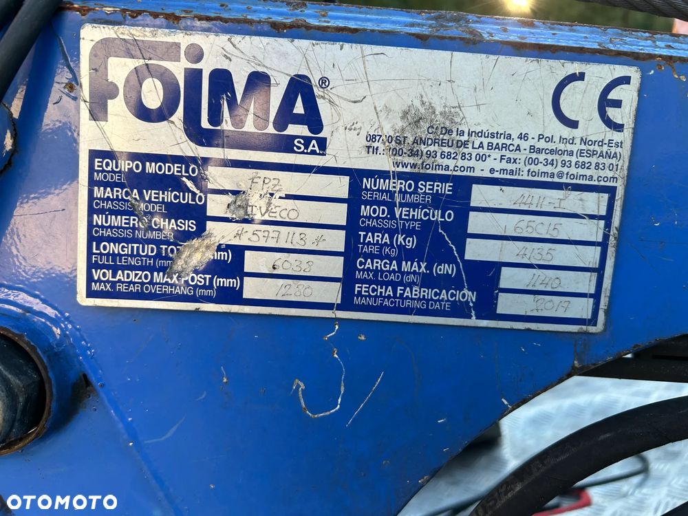 Iveco Daily 65C15 3.0 Pomoc drogowa Holownik HDS - 14