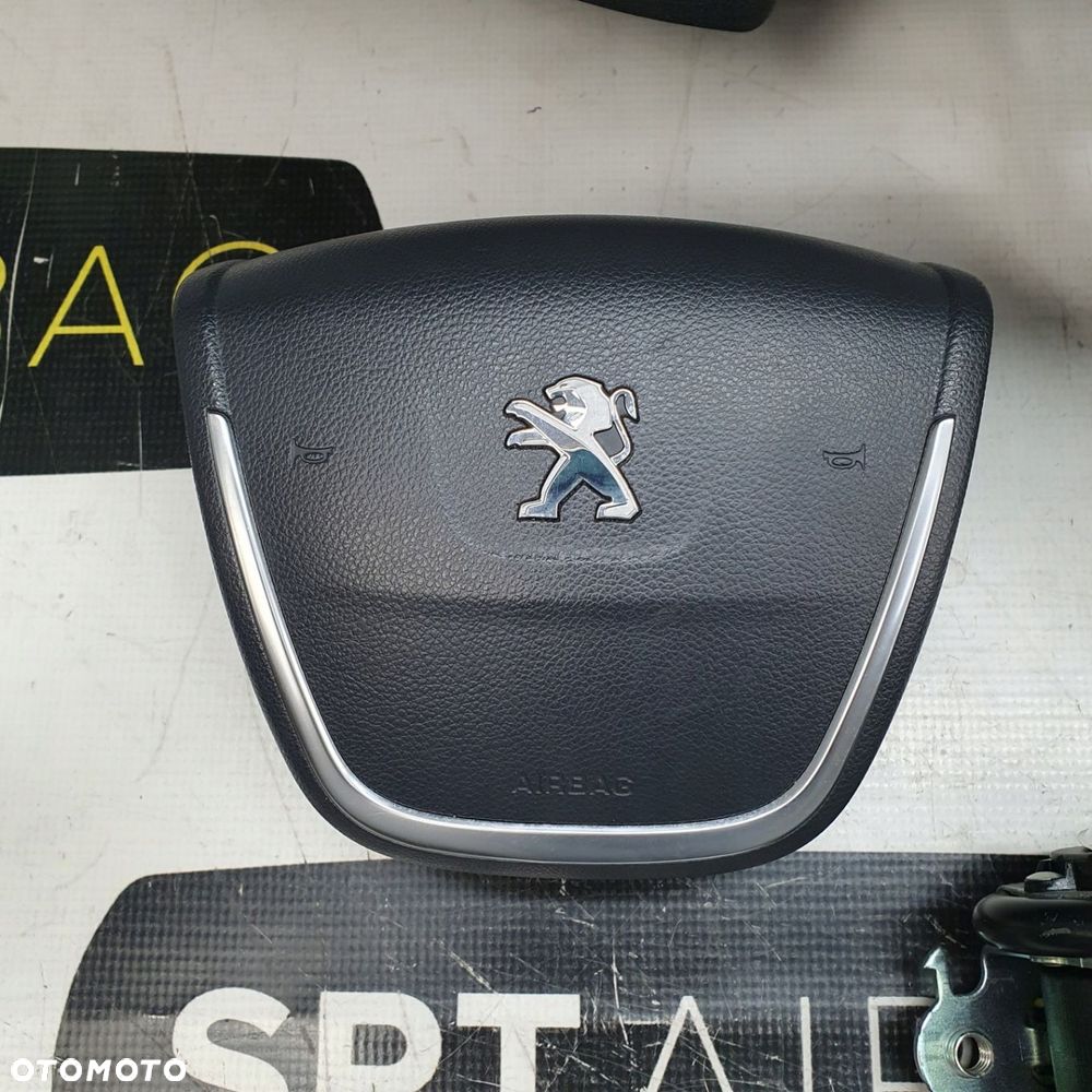 PEUGEOT 508 JBL DESKA ROZDZIELCZA KONSOLA KOKPIT PULPIT PODUSZKI AIRBAG AIR BAG PASY KIT SET - 7
