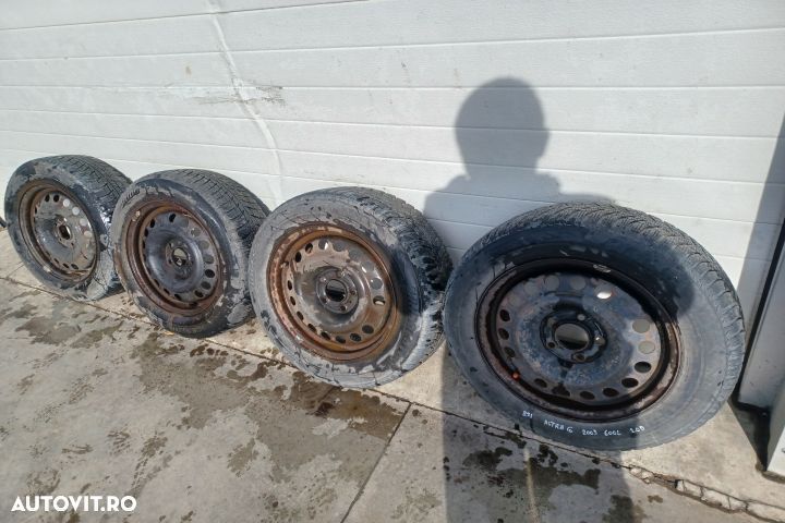 Jante tabla cu anvelope 15 - set 185/65 R15 Opel Astra G [1998 - 2009 - 2