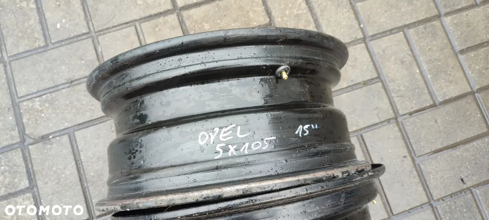 FELGI STALOWE 5x105 6Jx15 CALI ET37 ASTRA J ASTRA K KOMPLET 4 SZTUKI - 9