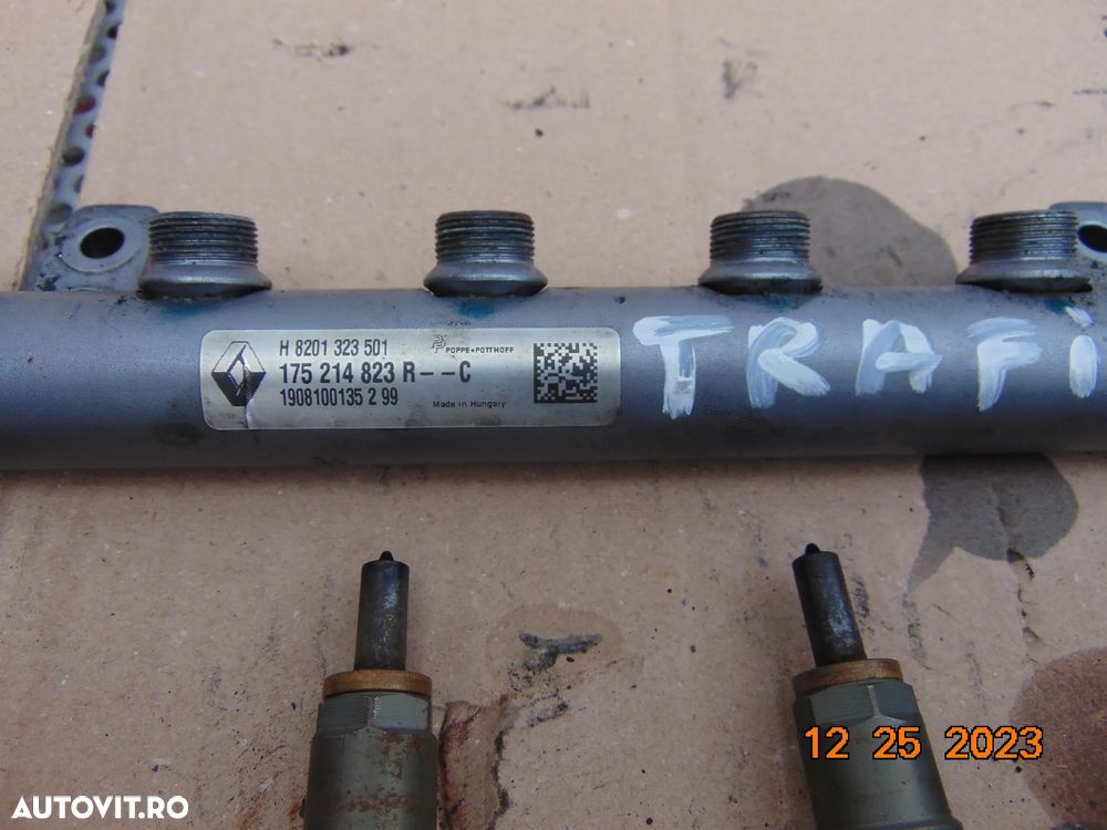 rampa injectoare renault Trafic 1.6 Opel Vivaro Nissan primastar 1.6dci nv300 cod r - 2