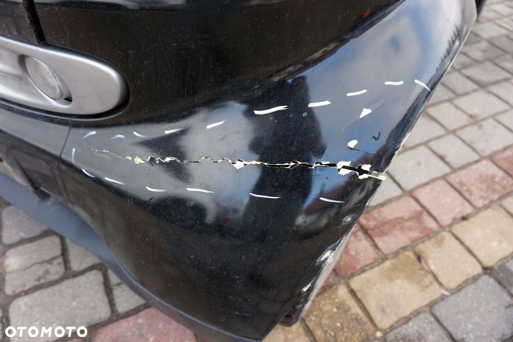 MASKA ZDERZAK BŁOTNIKI LAMPY FORTWO I LIFT 450 EA4  SMART 2003-2007 CZARNY PRZÓD KOMPLETNY - 15