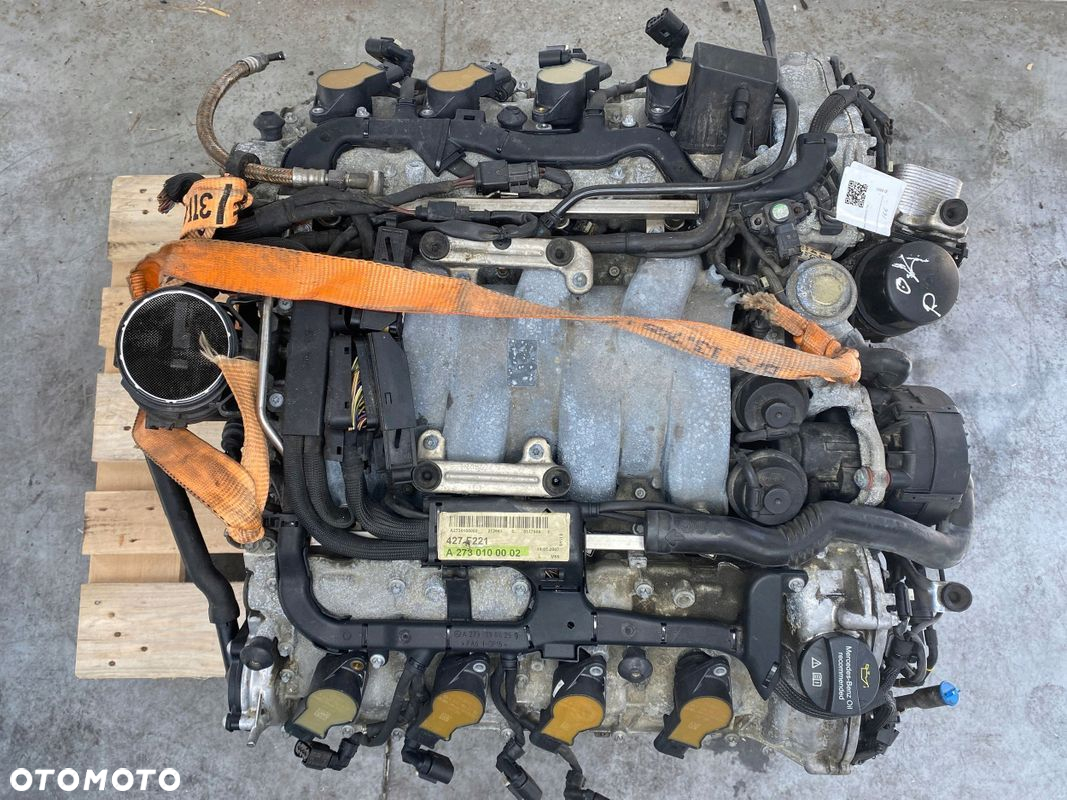SILNIK KOMPLETNY 273961 5.5 V8 MERCEDES W216 W221 - 5